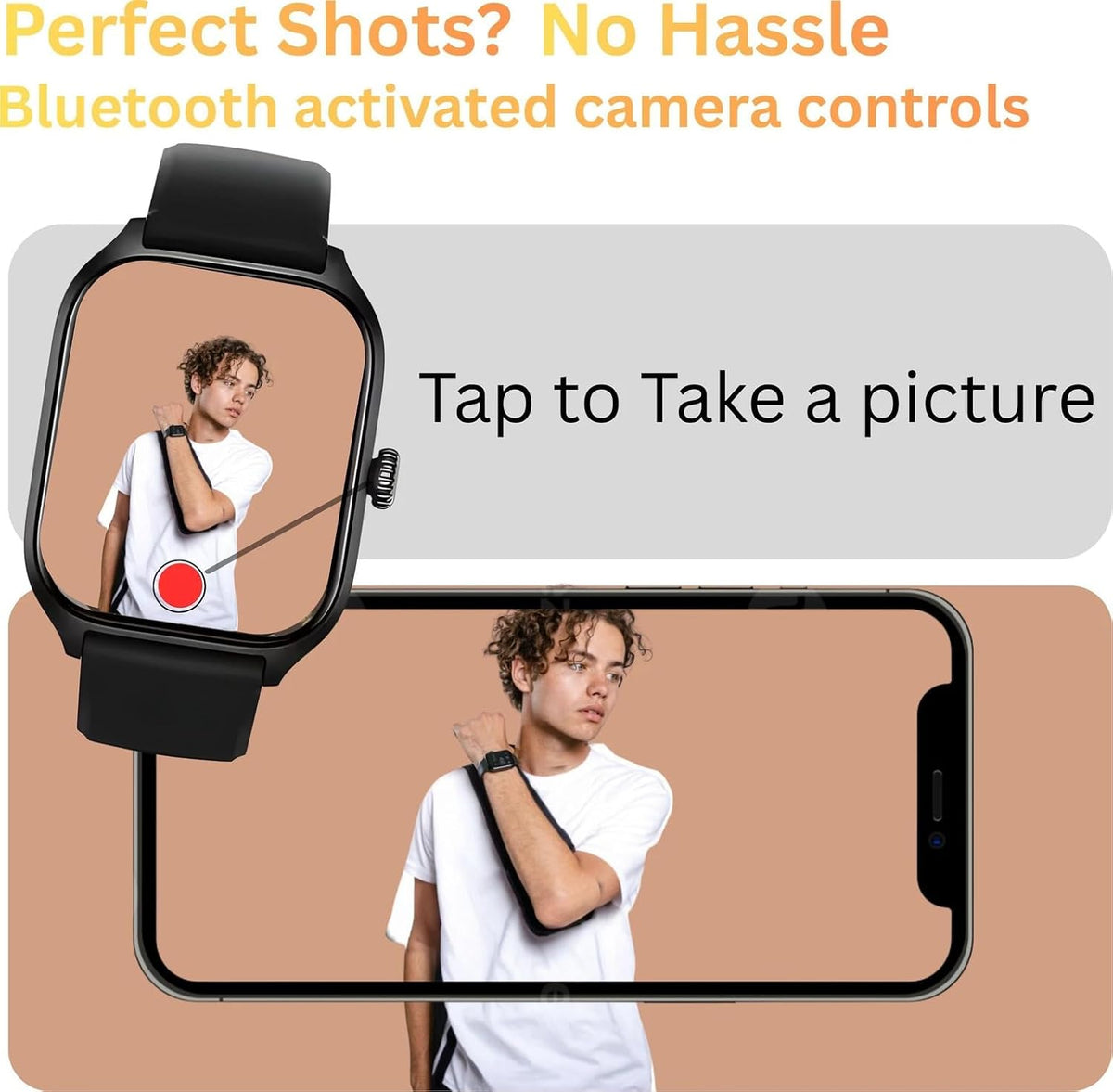 Smart Watch Pro Plus with Bluetooth Calling and Fitness Tracking