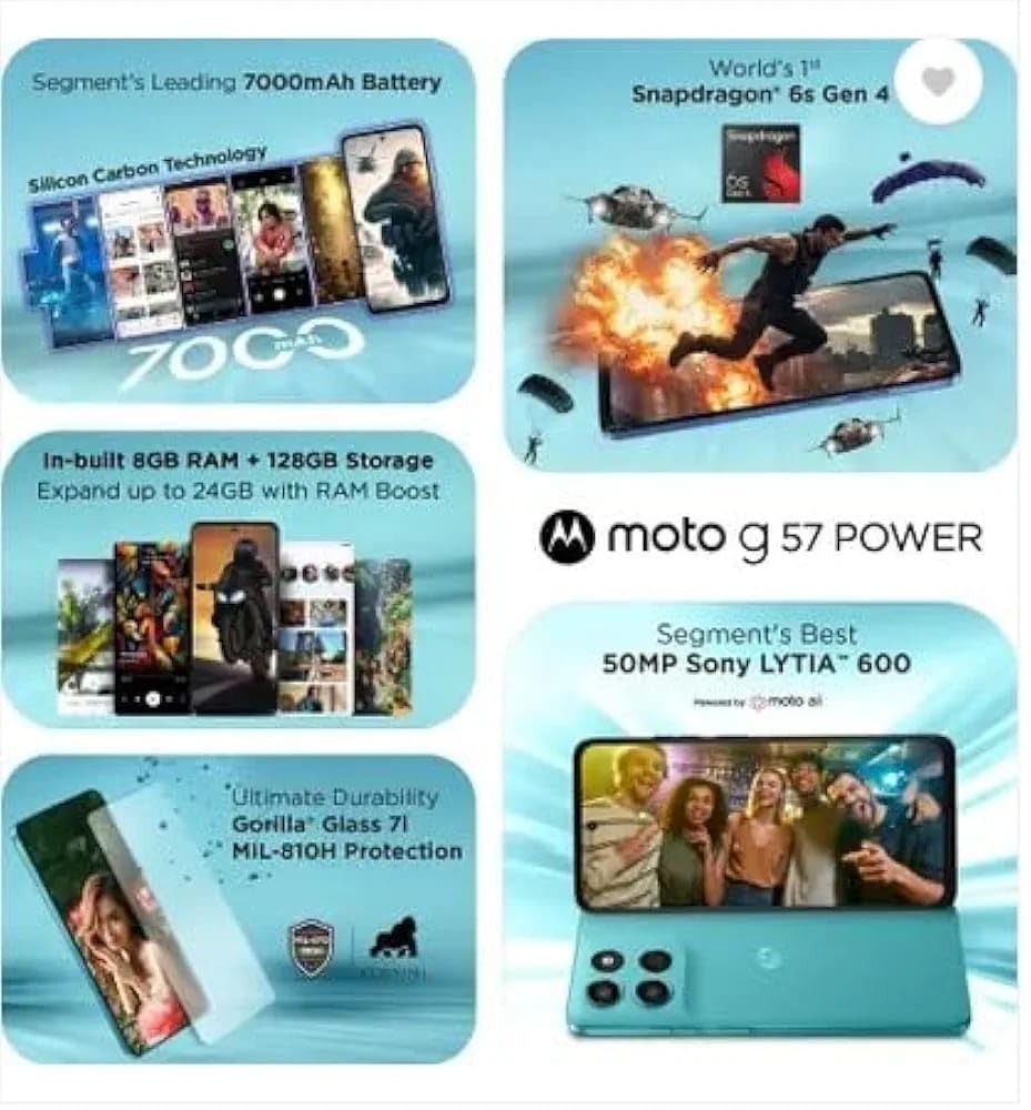 Motorola G57 Power 5G Smartphone