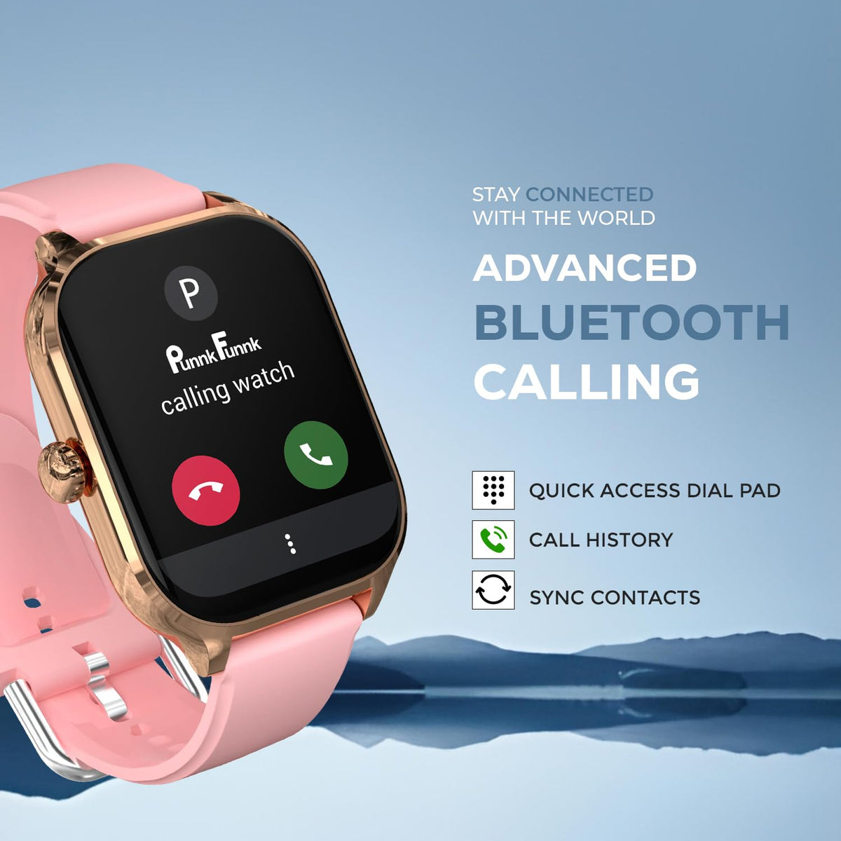 PunnkFunnk H9 Smartwatch with Calling and Fitness Tracking