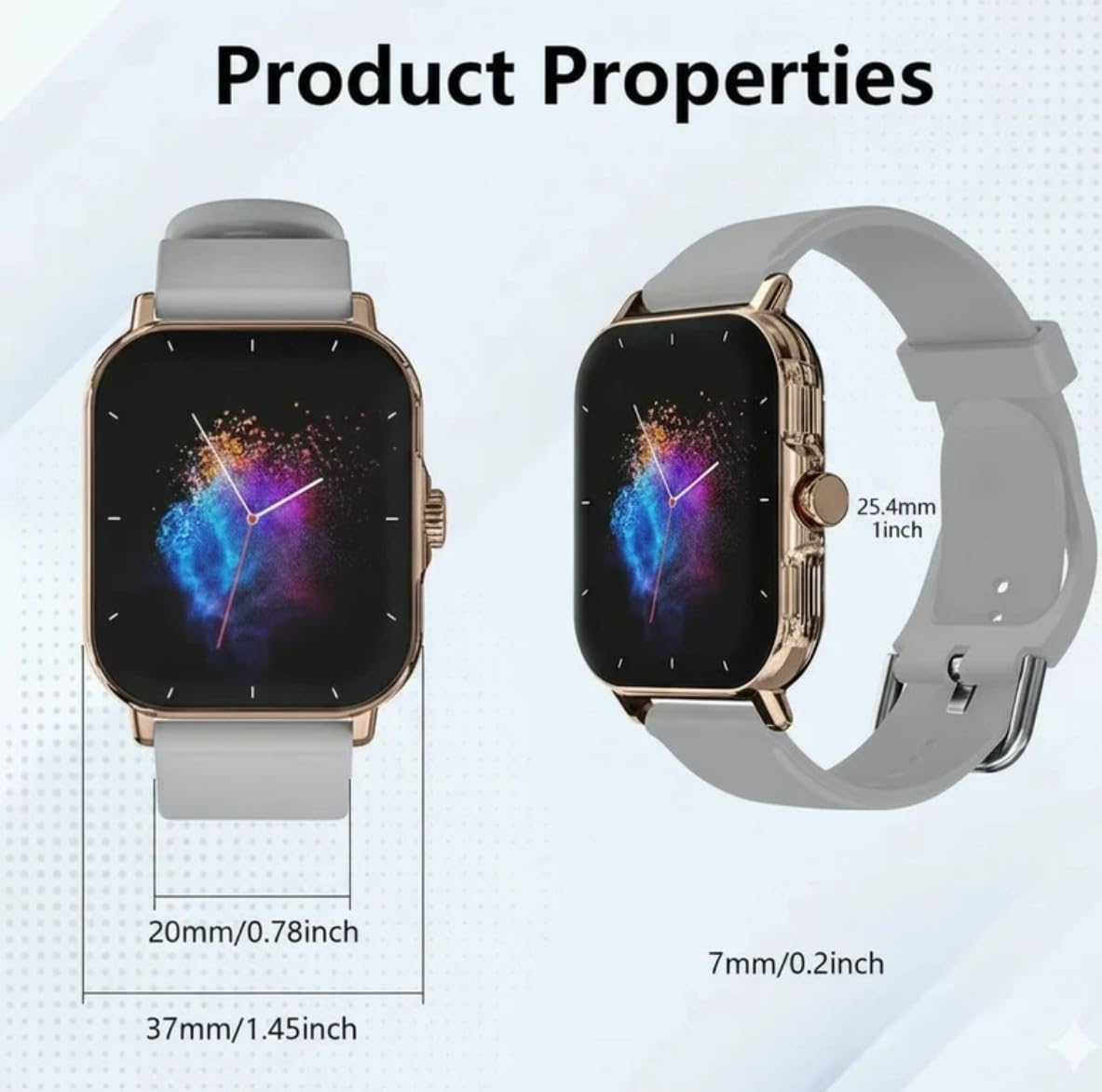 H6 Smartwatch with Bluetooth Calling and Fitness Tracking Black