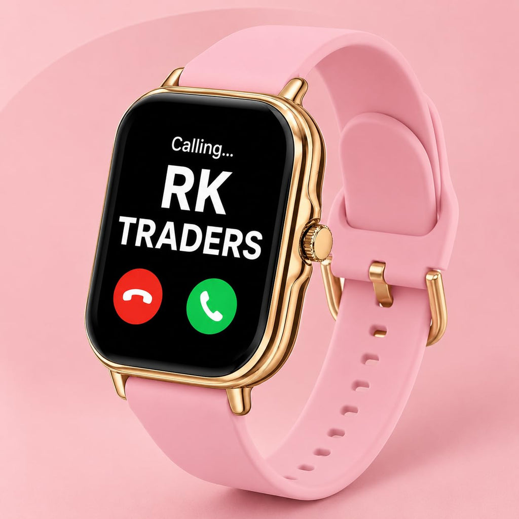 VARUN WATCH H6 Kids Smartwatch with Calling and Heart Rate Tracking Pink