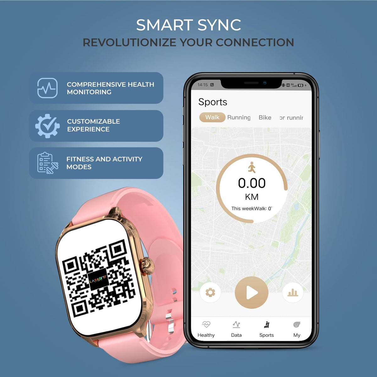 PunnkFunnk H9 Smartwatch with Calling and Fitness Tracking