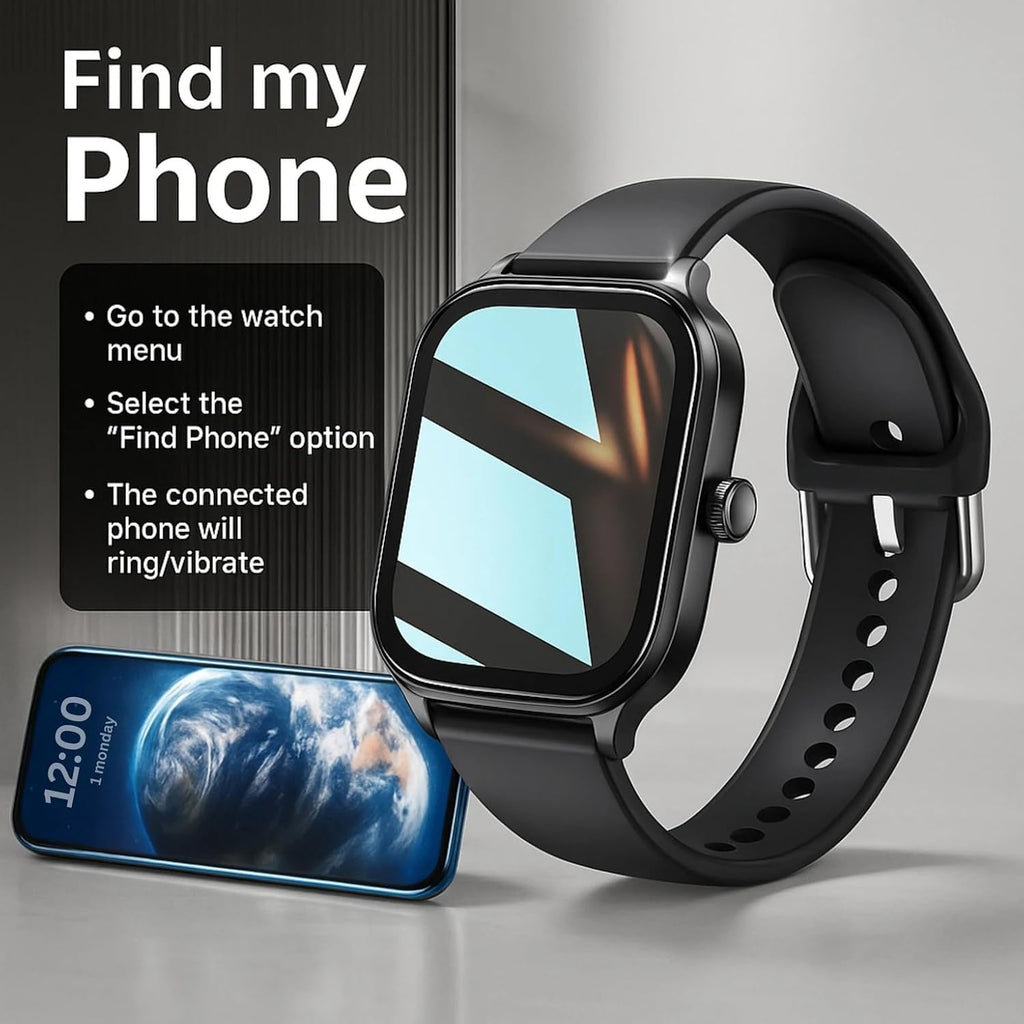 Smart Watch Pro Plus with Bluetooth Calling and Fitness Tracking
