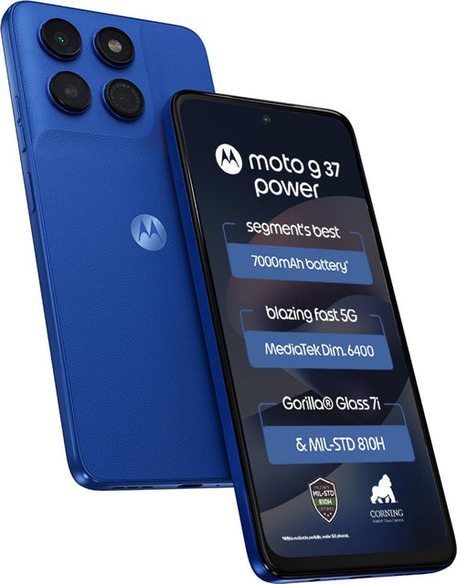 Motorola G37 Power 5G Smartphone with Dimensity 6400 Processor