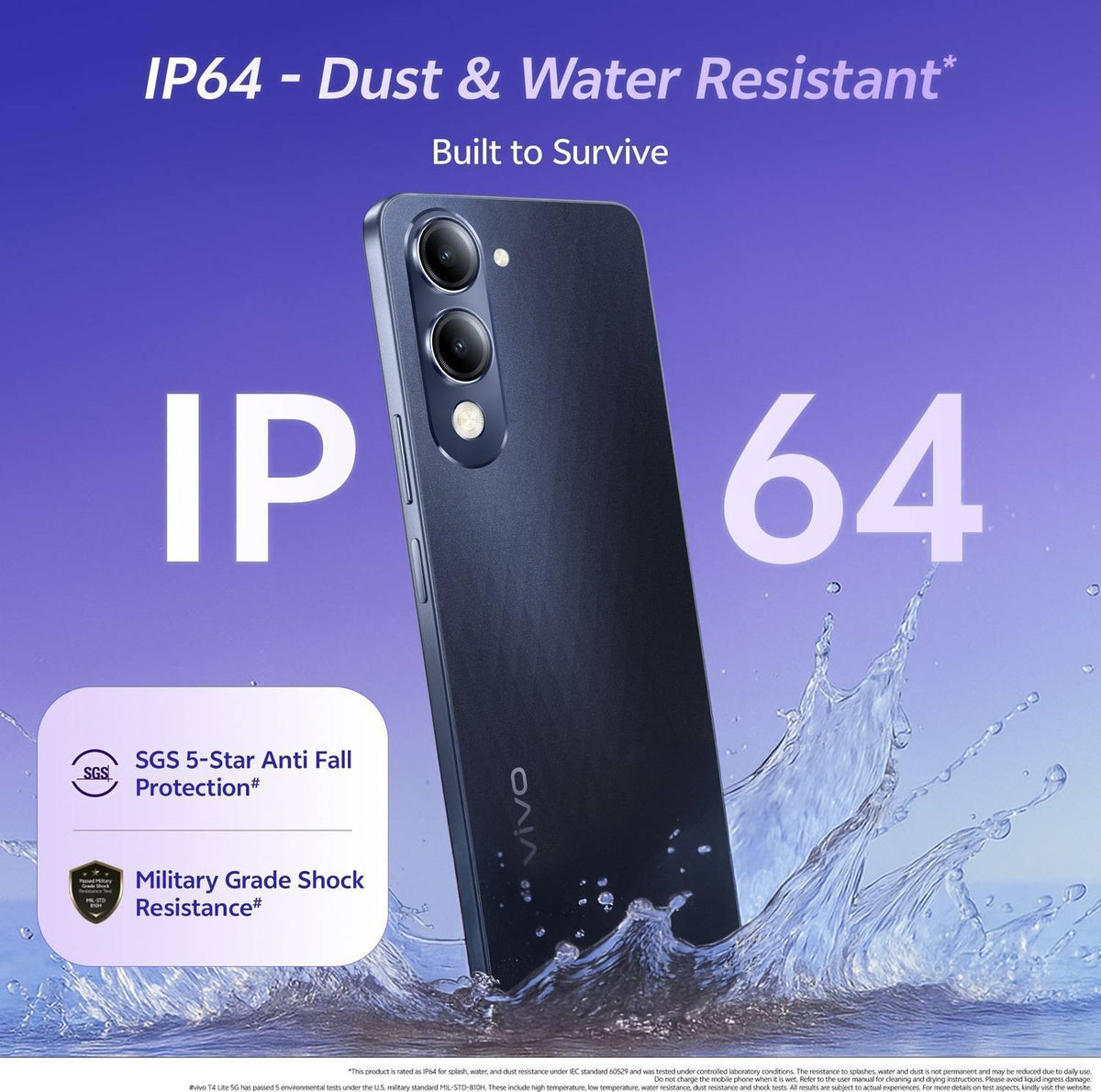 Vivo T4 Lite 5G Smartphone with Dimensity 6300 Processor